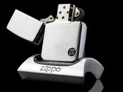 Zippo Cổ Brushed Chrome 8 Gạch 1974 5