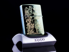 Zippo Khắc Hai Mặt Mai Cúc Tùng Lan 5