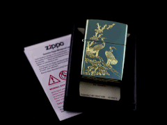 Zippo Khắc Cao Cấp Tùng Hạc Diên Niên 12