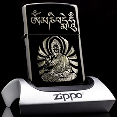 Zippo Khắc Phật Và Lục Tự Châm Ngôn