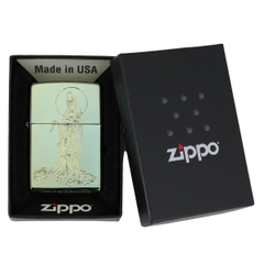 Zippo Ngọc Quan Âm tài lộc