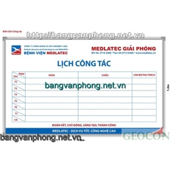 Bảng lịch công tác 0.8 x 1.2 m