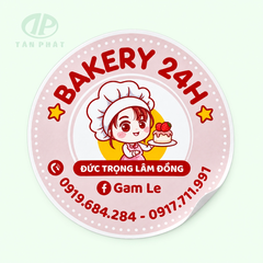 In decal giấy theo yêu cầu cho tem và nhãn sản phẩm
