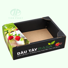 In hộp dâu tây theo yêu cầu