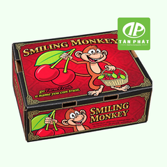In hộp giấy đựng cherry theo yêu cầu