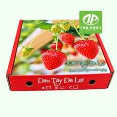 In hộp dâu tây theo yêu cầu