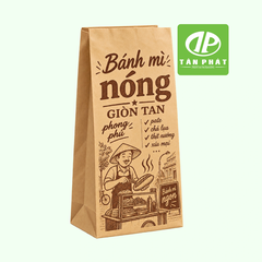 In túi giấy đựng bánh mỳ