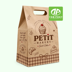 In túi giấy đựng bánh ngọt, túi giấy bakery theo yêu cầu