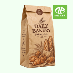 In túi giấy đựng bánh ngọt, túi giấy bakery theo yêu cầu
