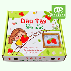 In hộp dâu tây theo yêu cầu