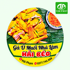In decal giấy theo yêu cầu cho tem và nhãn sản phẩm