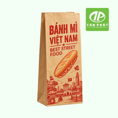 In túi giấy đựng bánh mỳ