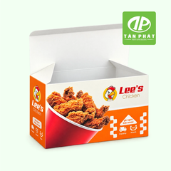 In hộp giấy đựng đồ ăn nhanh theo yêu cầu
