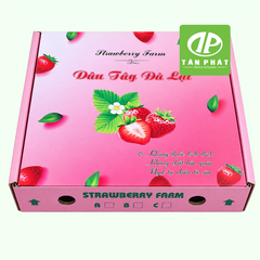 In hộp dâu tây theo yêu cầu