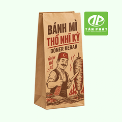 In túi giấy đựng bánh mỳ