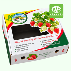 In hộp dâu tây theo yêu cầu