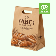 In túi giấy đựng bánh ngọt, túi giấy bakery theo yêu cầu