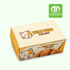 In hộp giấy đựng đồ ăn nhanh theo yêu cầu