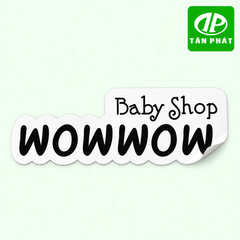 In decal giấy theo yêu cầu cho tem và nhãn sản phẩm