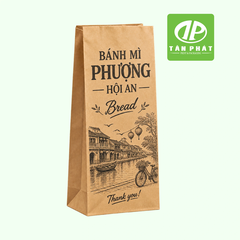In túi giấy đựng bánh mỳ