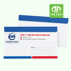 In phong bì công ty theo bộ nhận diện doanh nghiệp