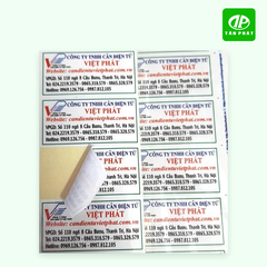 In tem phụ sản phẩm