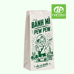 In túi giấy đựng bánh mỳ