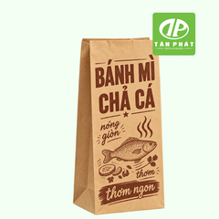 In túi giấy đựng bánh mỳ