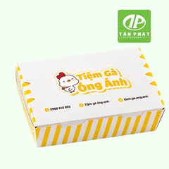 In hộp giấy đựng đồ ăn nhanh theo yêu cầu