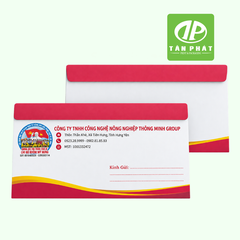 In phong bì công ty theo bộ nhận diện doanh nghiệp