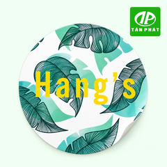 In decal giấy theo yêu cầu cho tem và nhãn sản phẩm