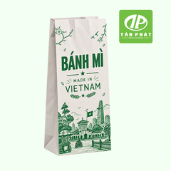 In túi giấy đựng bánh mỳ