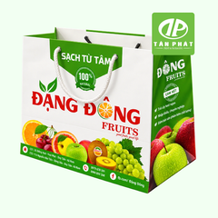 In túi giấy đựng hoa quả