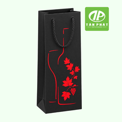 In túi giấy đựng rượu