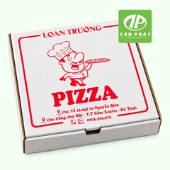 In hộp bánh pizza theo yêu cầu