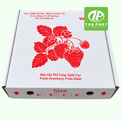 In hộp dâu tây theo yêu cầu