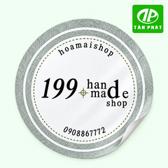 In decal giấy theo yêu cầu cho tem và nhãn sản phẩm
