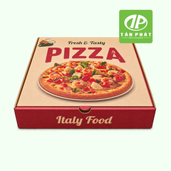 In hộp bánh pizza theo yêu cầu