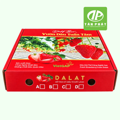 In hộp dâu tây theo yêu cầu