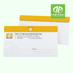 In phong bì công ty theo bộ nhận diện doanh nghiệp