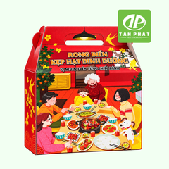 In hộp giấy đựng đồ ăn nhanh theo yêu cầu