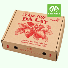 In hộp dâu tây theo yêu cầu