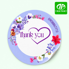 In decal giấy theo yêu cầu cho tem và nhãn sản phẩm