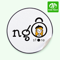 In decal giấy theo yêu cầu cho tem và nhãn sản phẩm