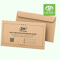 In phong bì A6 / 12 × 22 theo quy cách yêu cầu