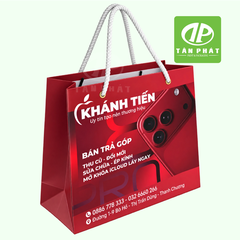 In túi giấy đựng điện thoại