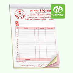 in phiếu order nhà hàng
