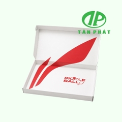 in hộp giấy đựng vợt pickleball