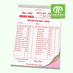in phiếu order nhà hàng