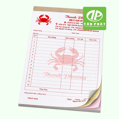 in phiếu order nhà hàng
